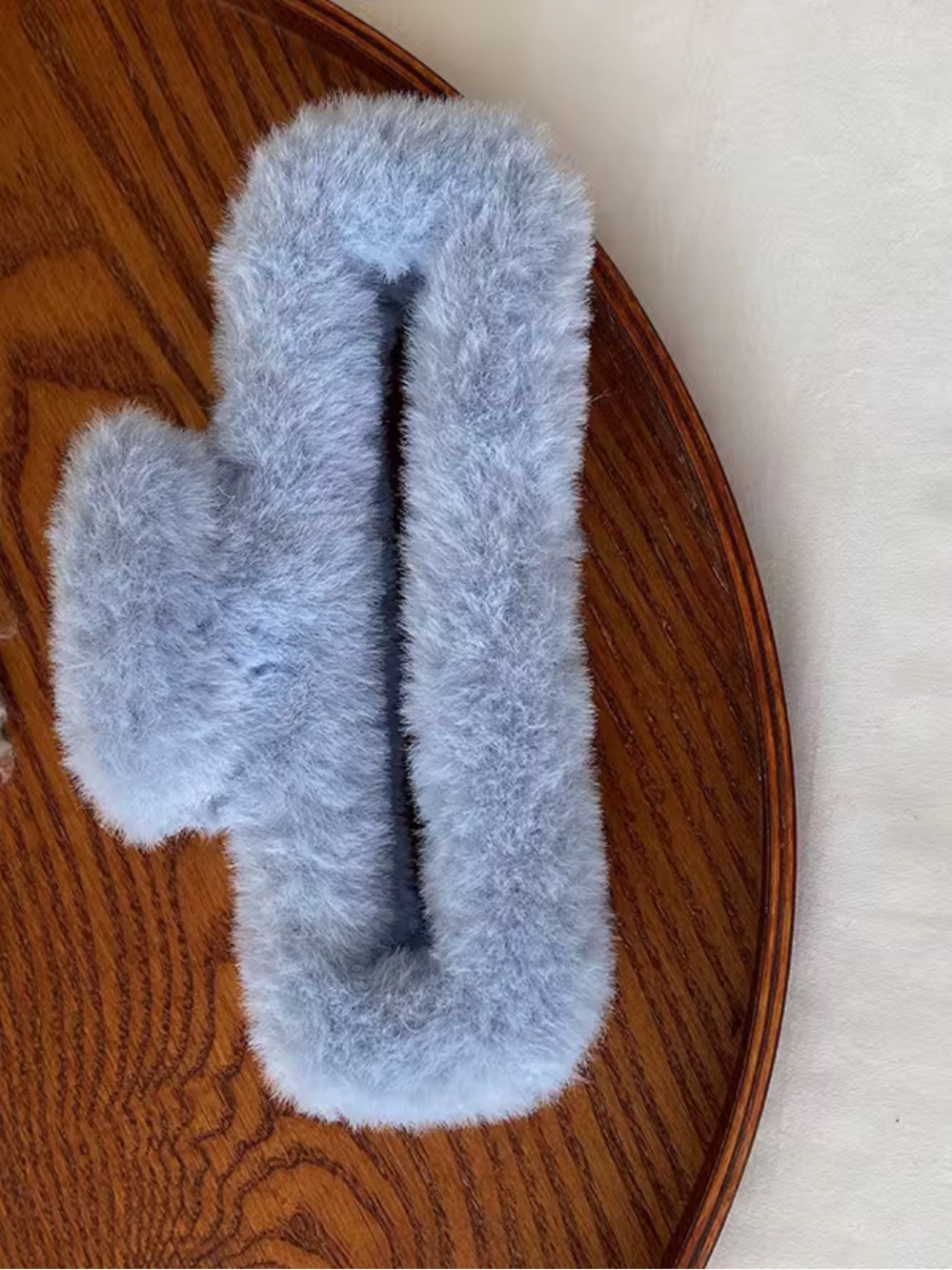 Large Fuzzy Plush Hair Clip - Choose 1 - Picture 6 of 8
